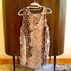 Eight-sixty snake skin top